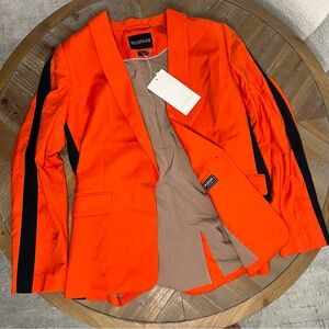 Wildfang Empowered Tux Orange Blazer Size‎ Large